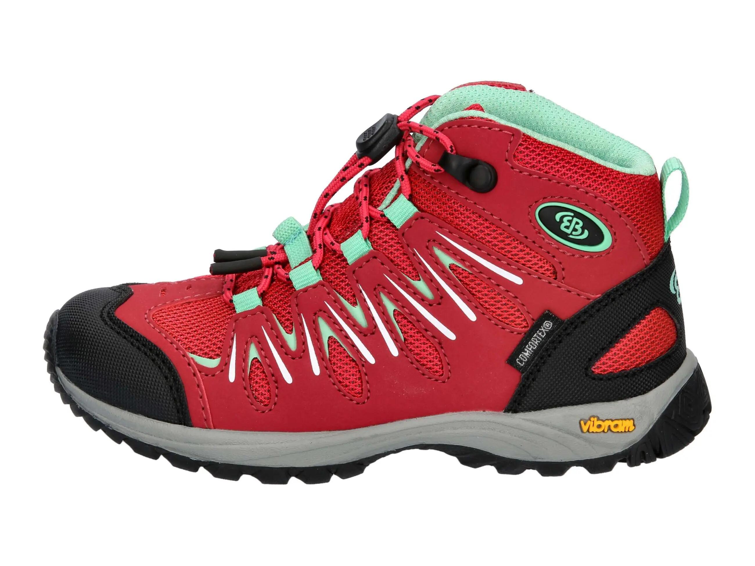 Scarpa da escursionismo Brütting Expedition Kids High in nylon rosa impermeabile 2/6