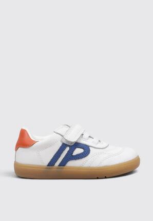 Chaussures barefoot - Enfants - Velcro, talon plat - Pablosky 080304 - Blanc