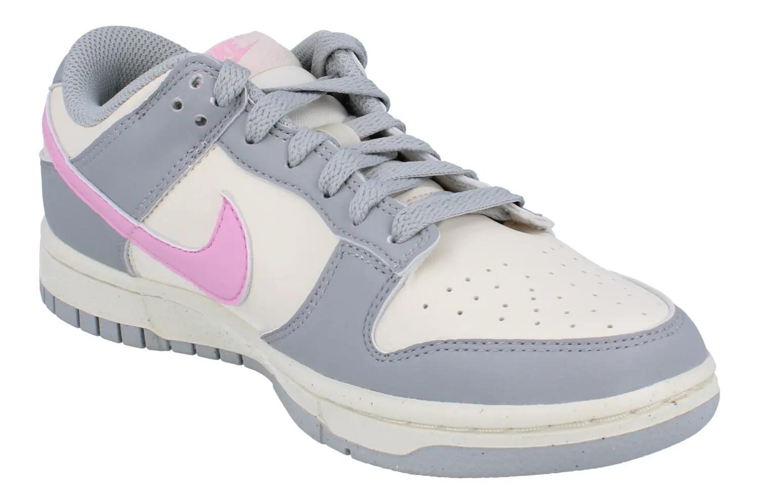 Nike Dunk Low Next Nature Light Smoke Grey Pink Rise (Women's) 4/6