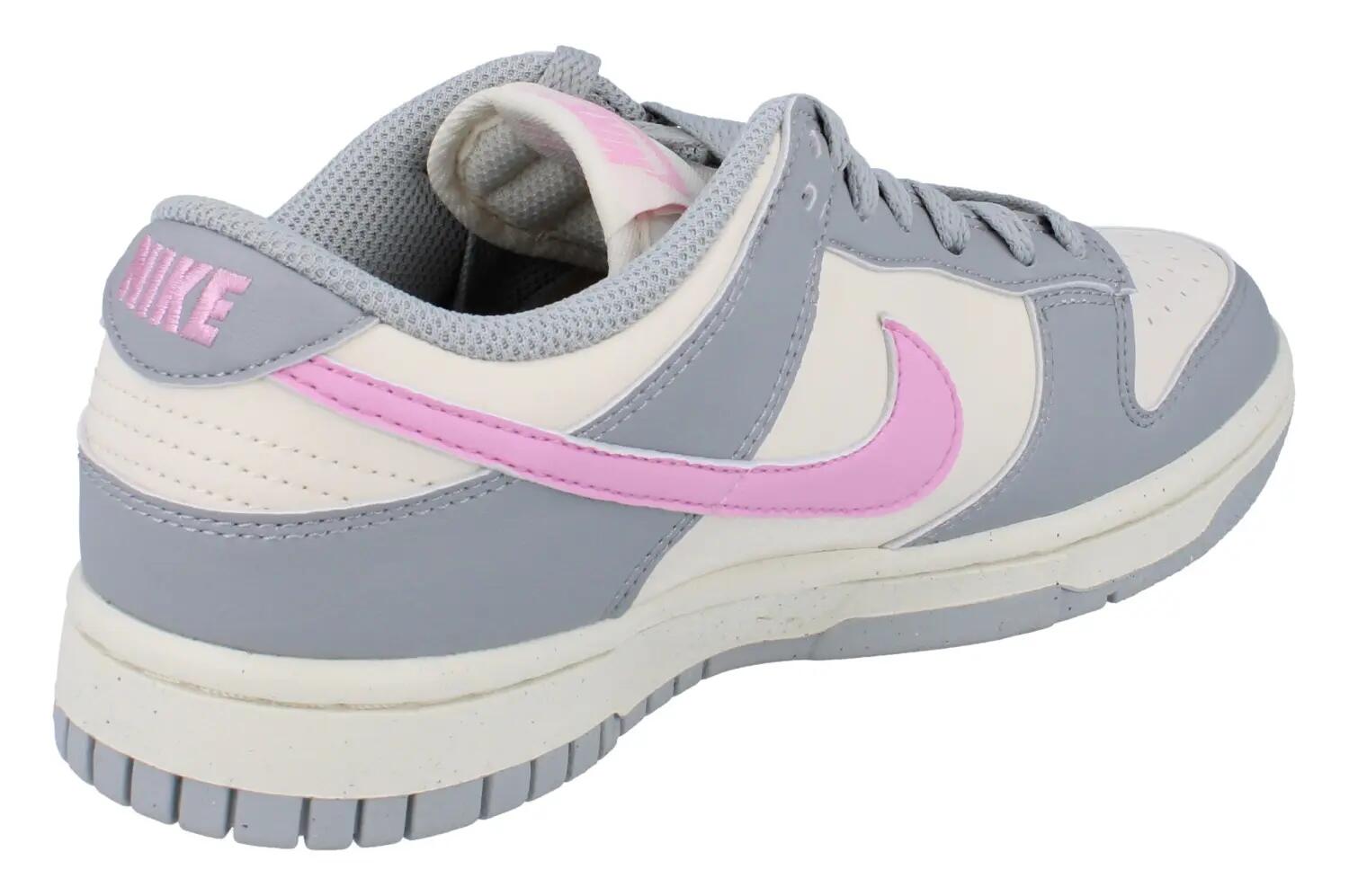 Nike Dunk Low Next Nature Light Smoke Grey Pink Rise (Women's) 3/6