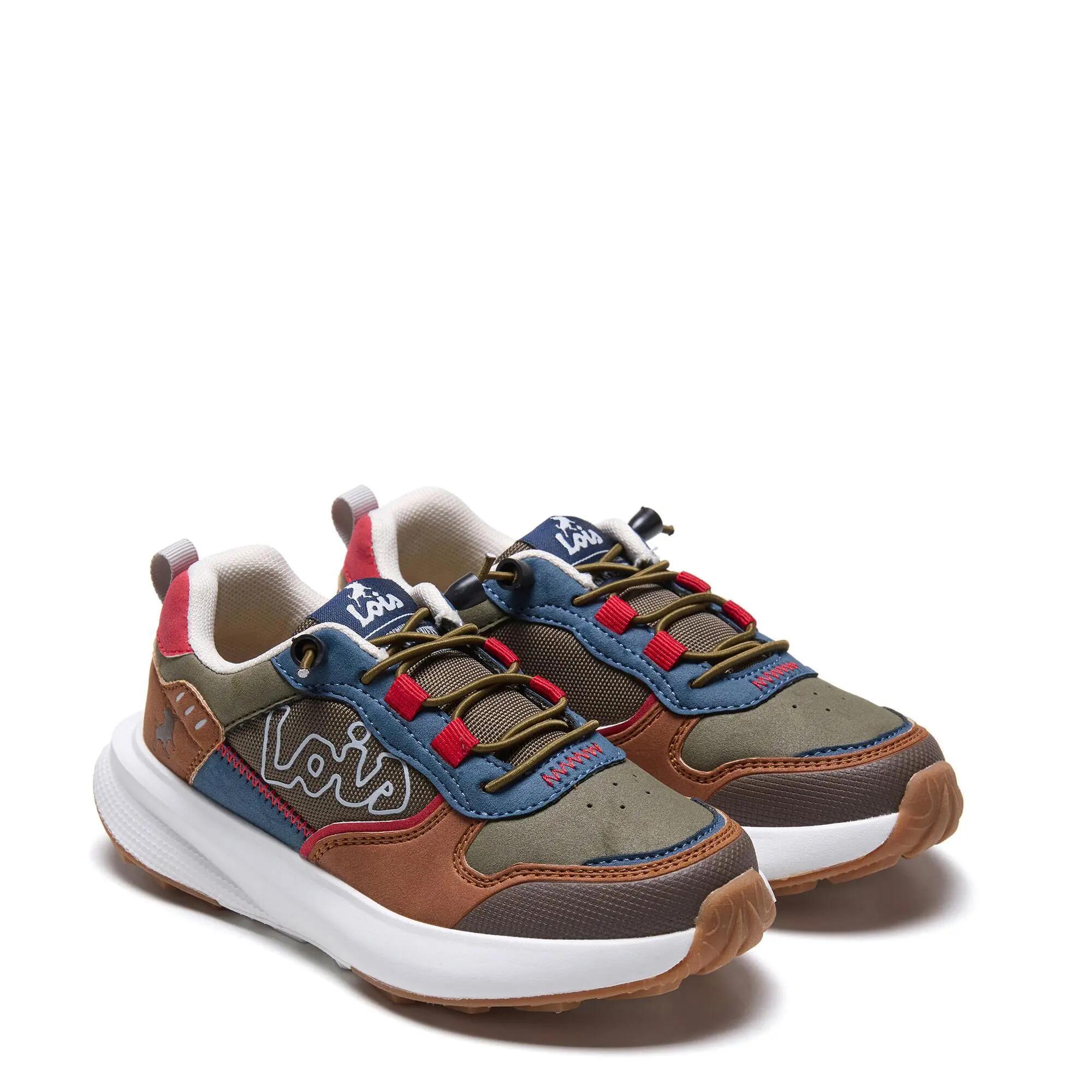 Zapatillas deportivas Lois Niño 63339 Kaki con Cordones 2/5