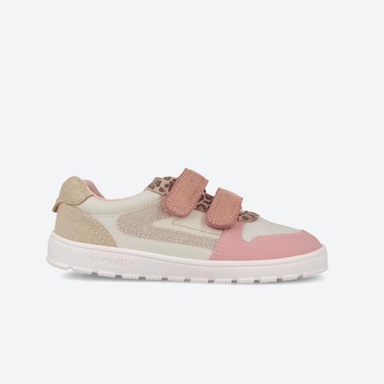 Zapatillas barefoot Niña Garvalín 261502B Rosa claro Cierre adherente