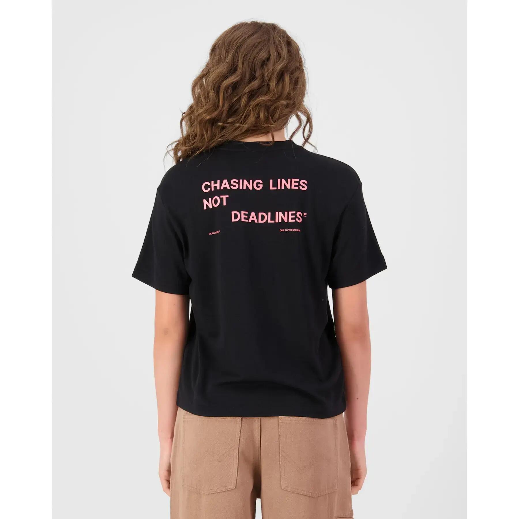 T-shirt en mérinos femme Mons Royale 3/4