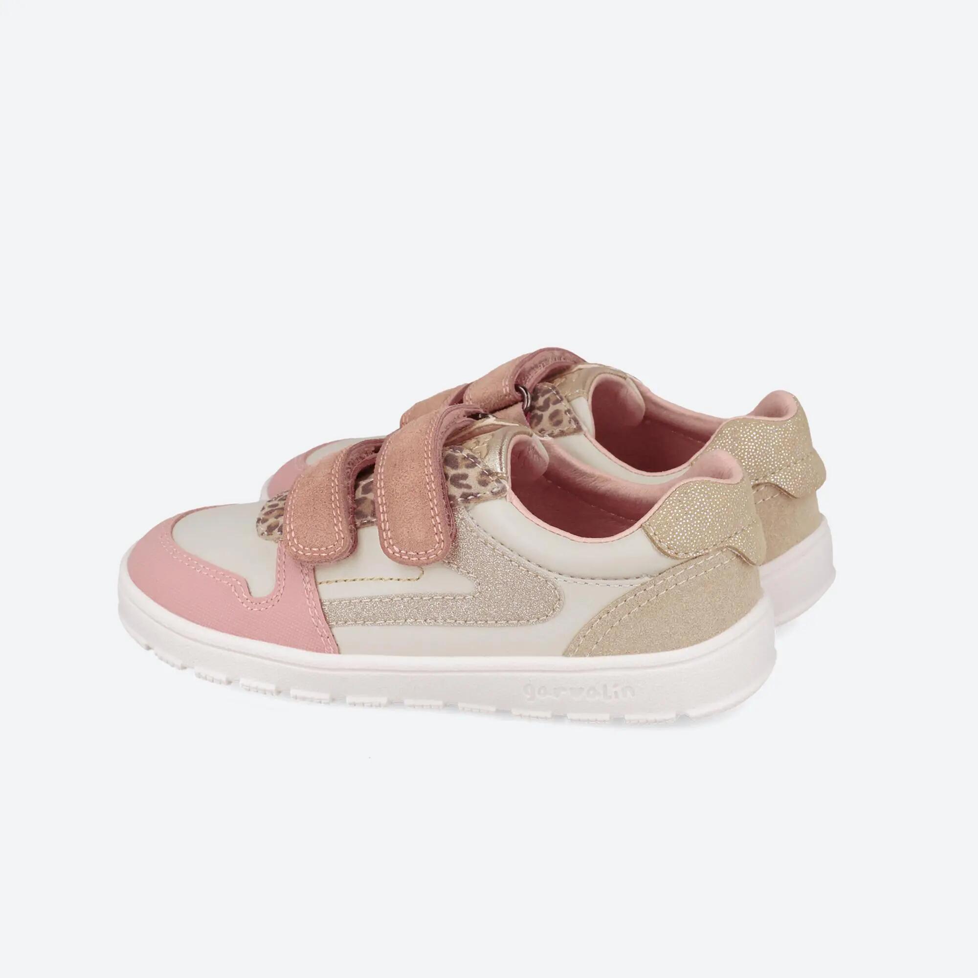 Zapatillas barefoot  Niña Garvalín 261502B Rosa claro Cierre adherente 3/6