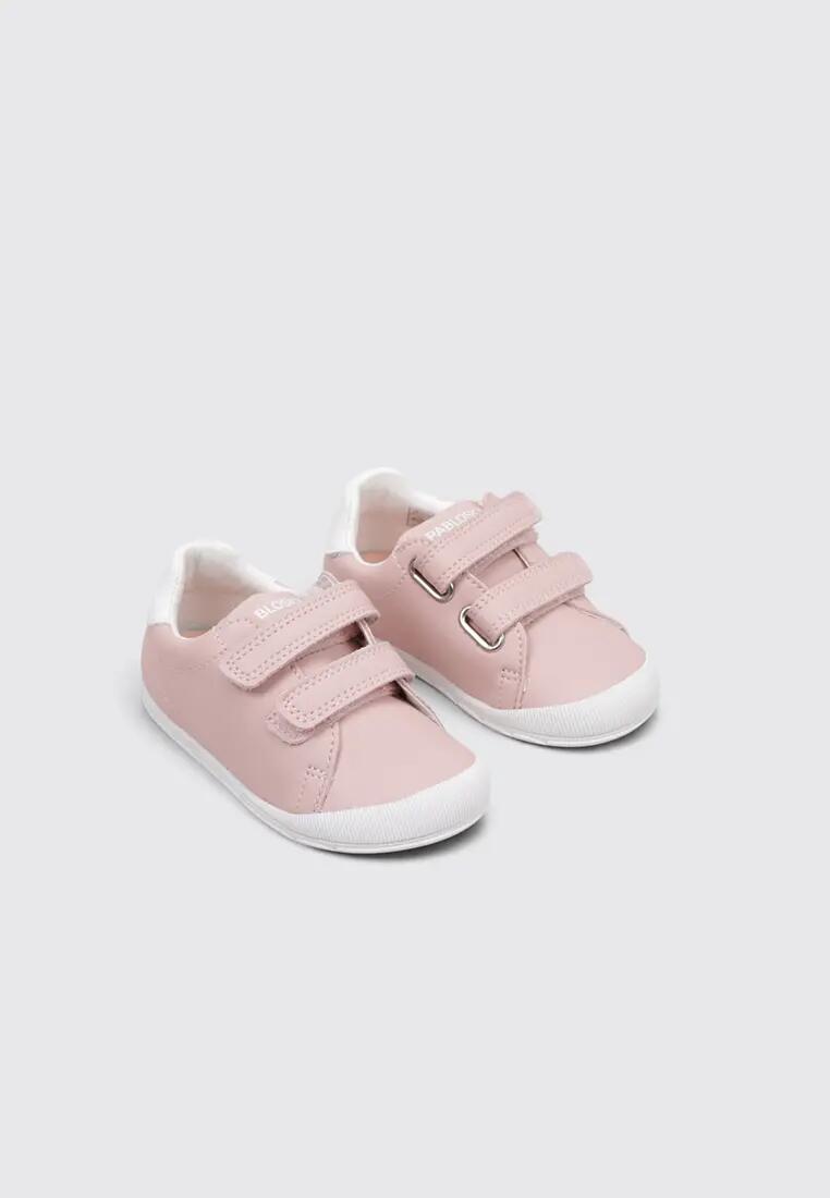 Chaussures barefoot - Enfant - Scratch, talon plat - 060170 - Blanc 2/4
