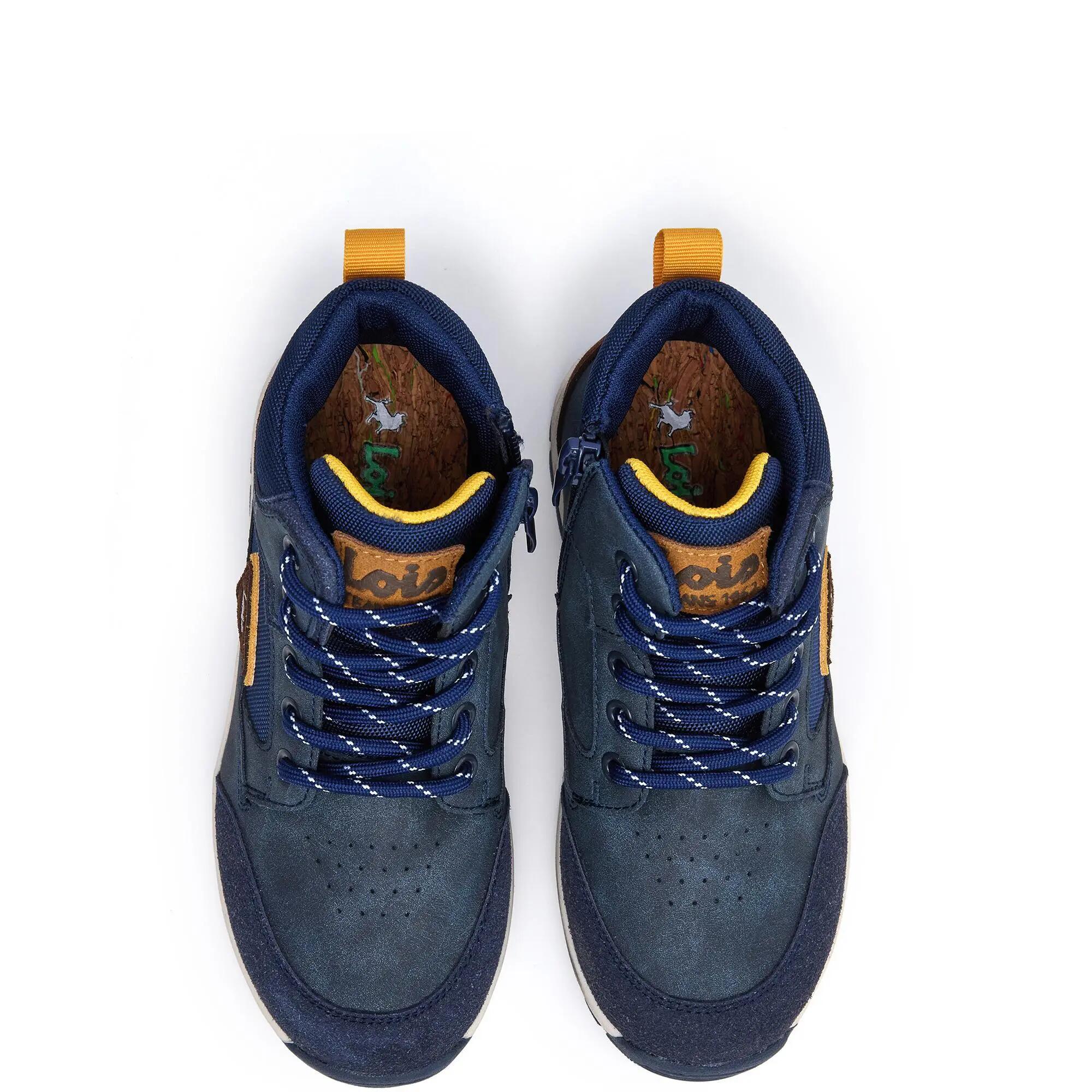 Botas Lois Niño 63330 Azul marino con Cordones 4/5