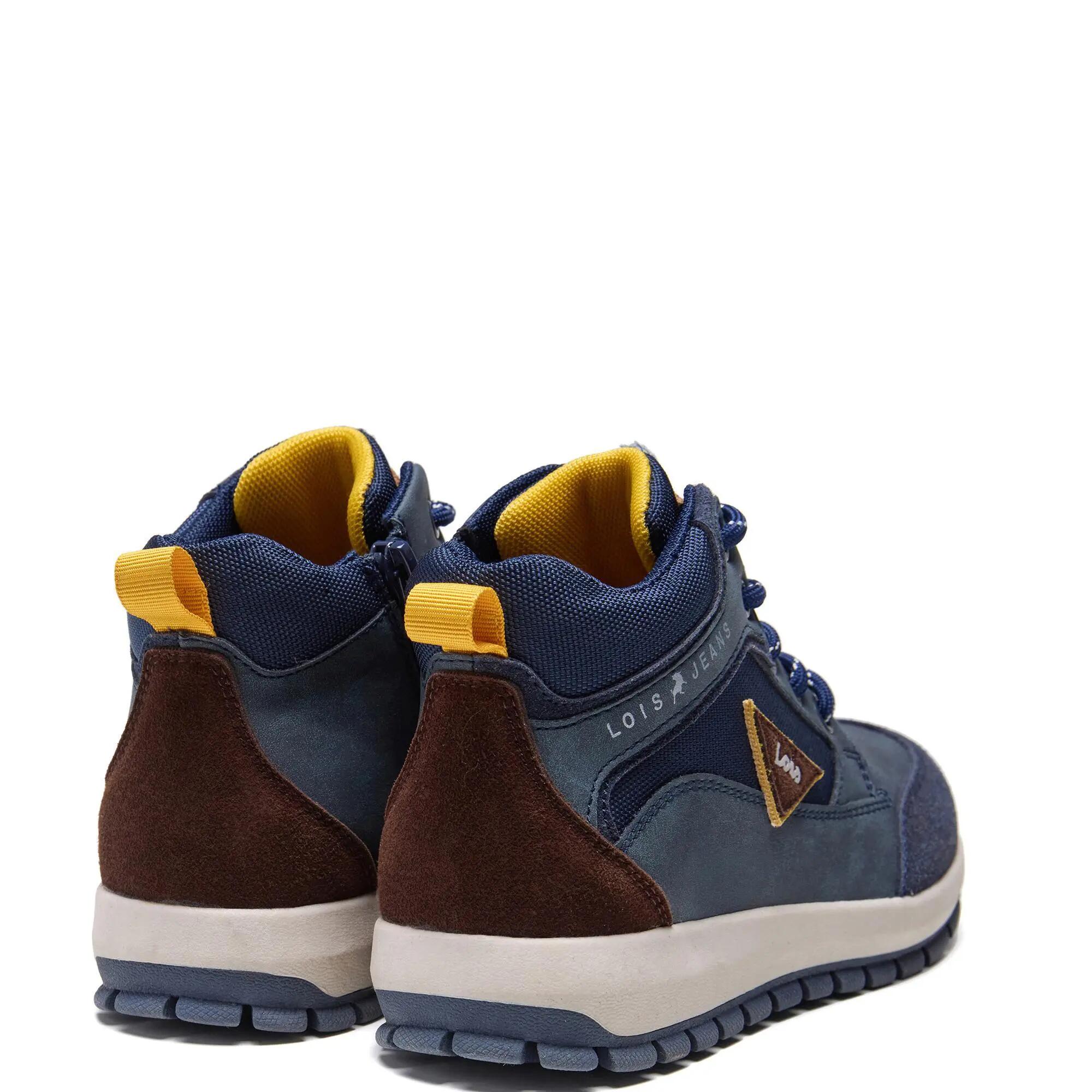 Botas Lois Niño 63330 Azul marino con Cordones 3/5
