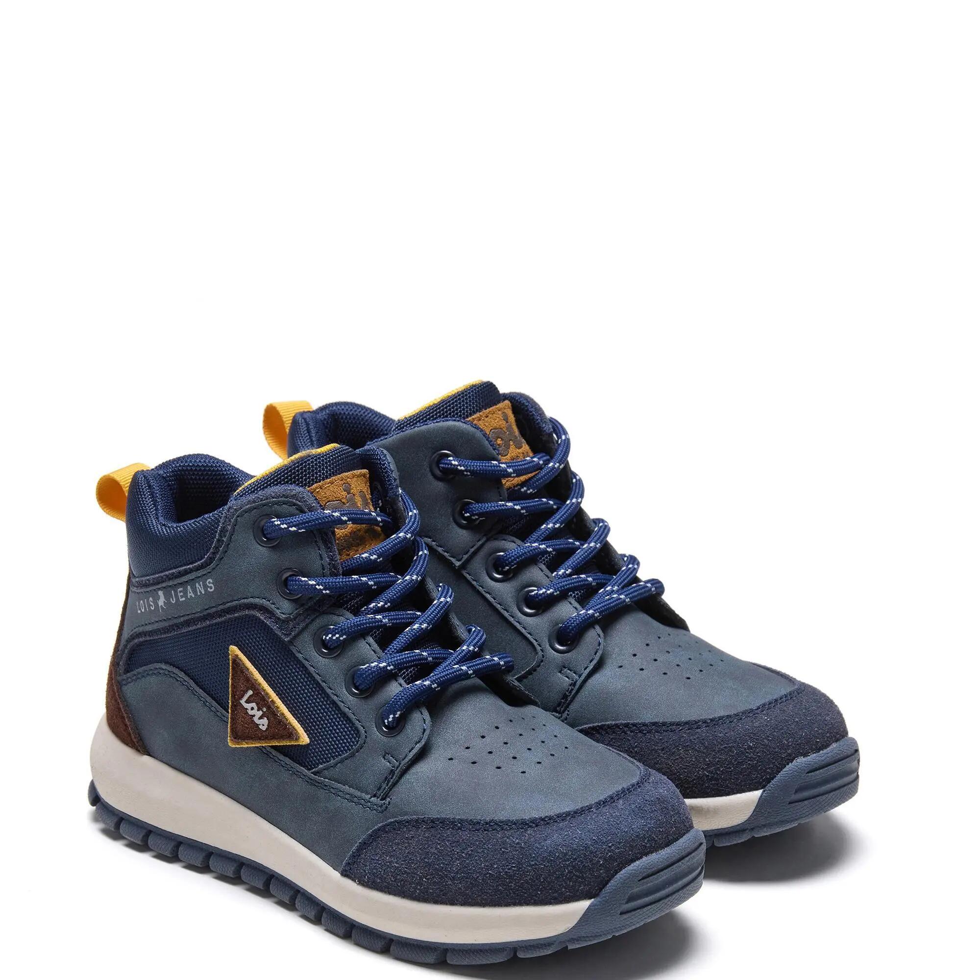 Botas Lois Niño 63330 Azul marino con Cordones 2/5