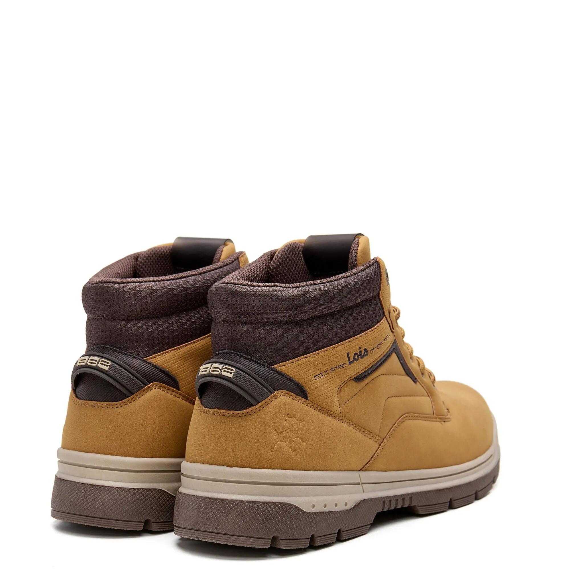 Botas Lois Hombre 64558 Melocotón con Cordones 3/5