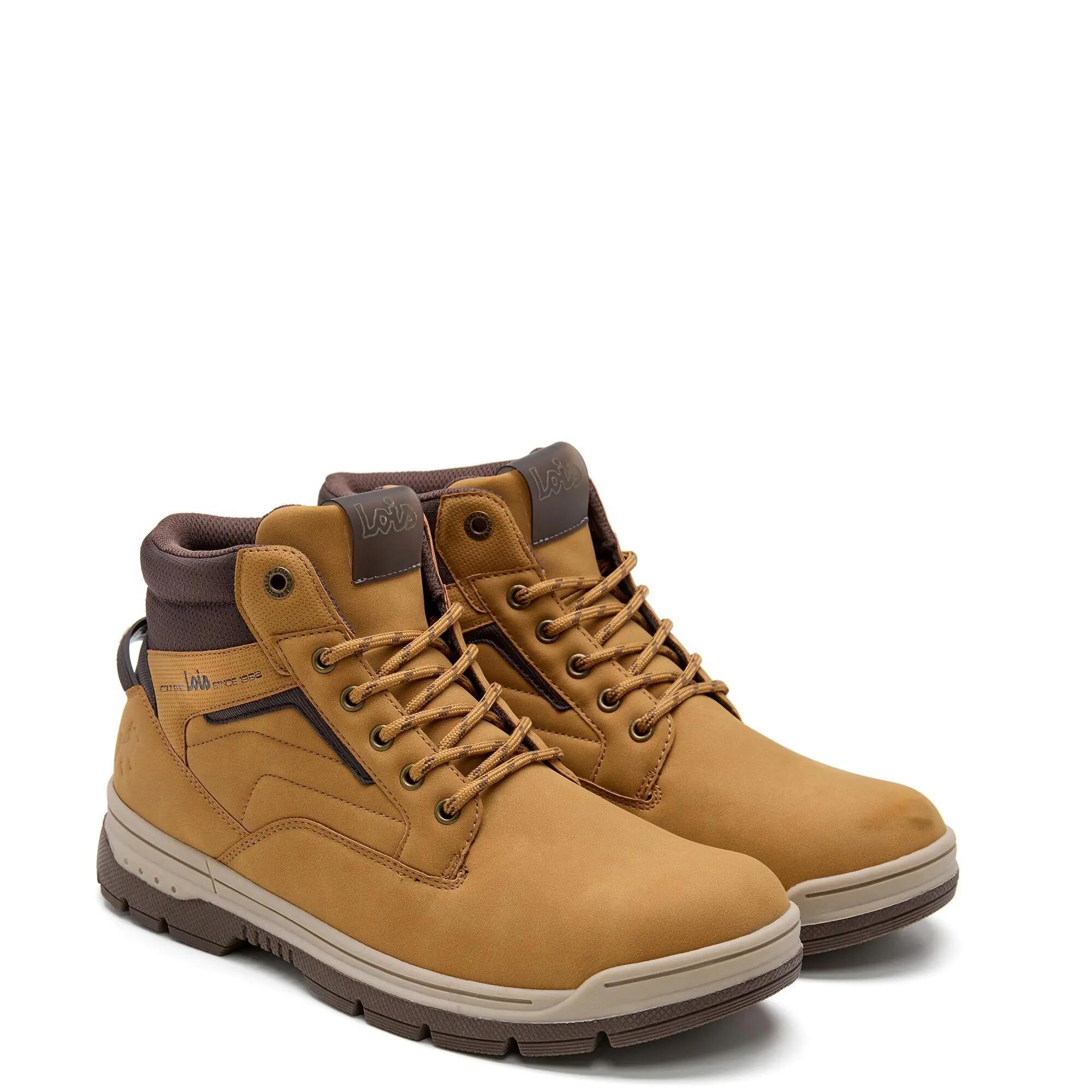 Botas Lois Hombre 64558 Melocotón con Cordones 2/5