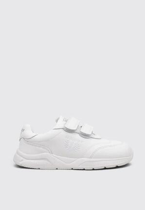 Deportivas barefoot - Niño - Velcro, corte bajo - Pablosky 903900 - Blanco