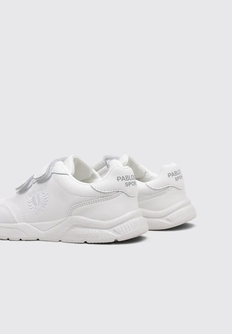 Deportivas barefoot - Niño - Velcro, corte bajo - Pablosky 903900 - Blanco 4/4
