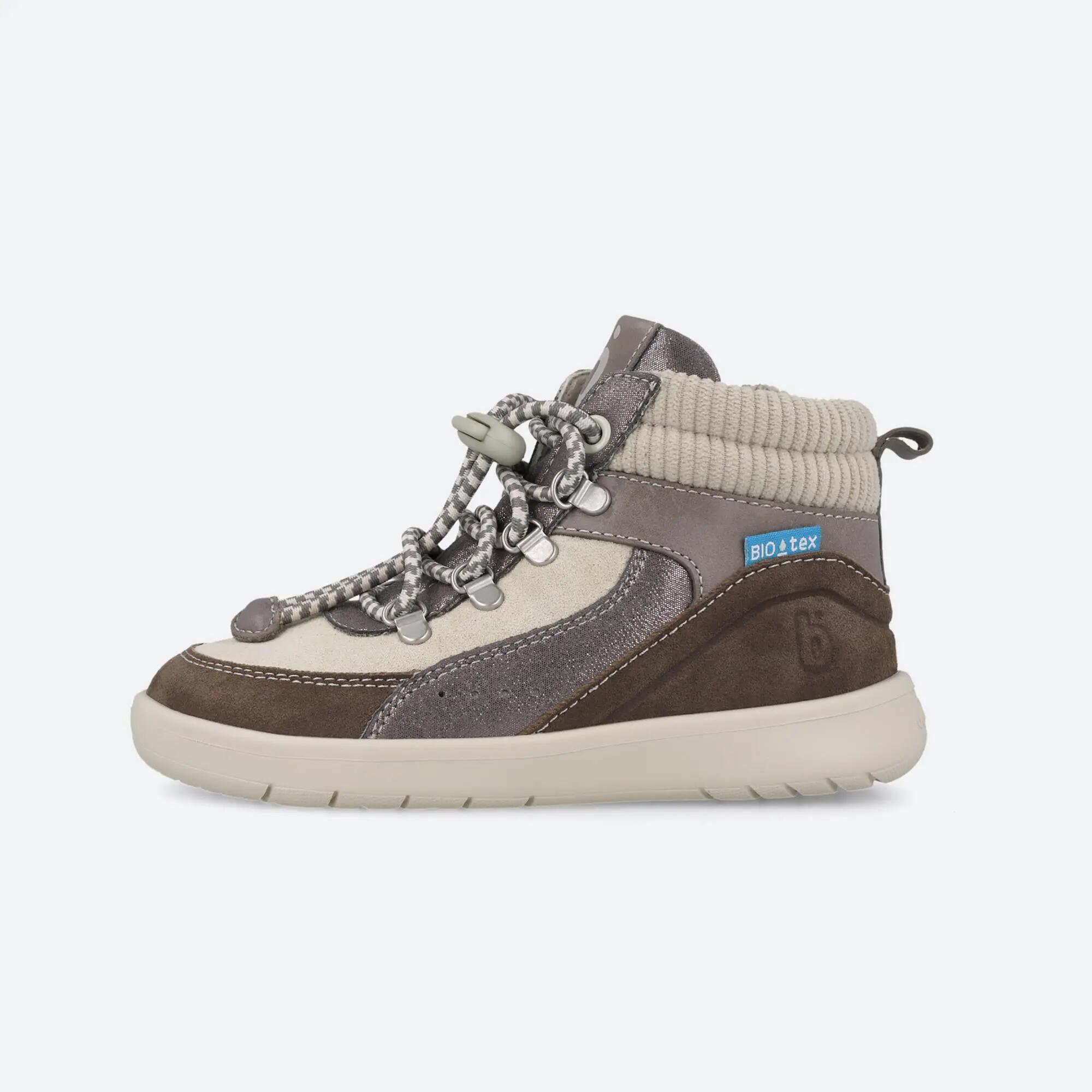 Botines barefoot Niña Biomecanics 261246B Grises Cremallera 5/5