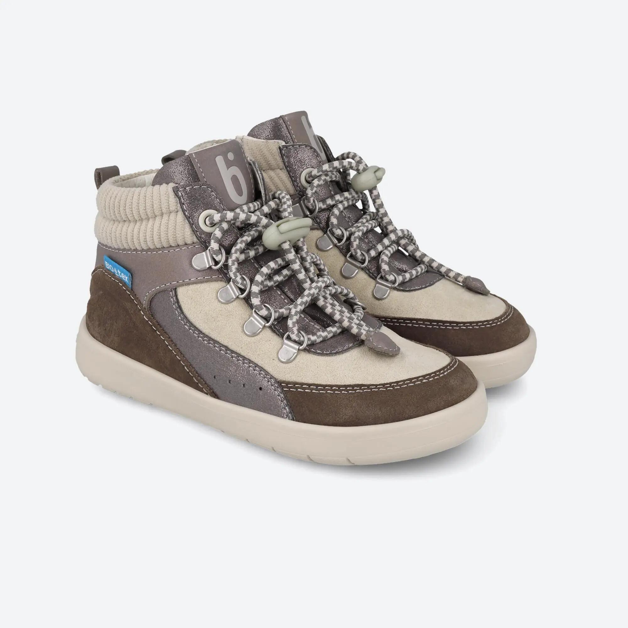 Botines barefoot Niña Biomecanics 261246B Grises Cremallera 2/5