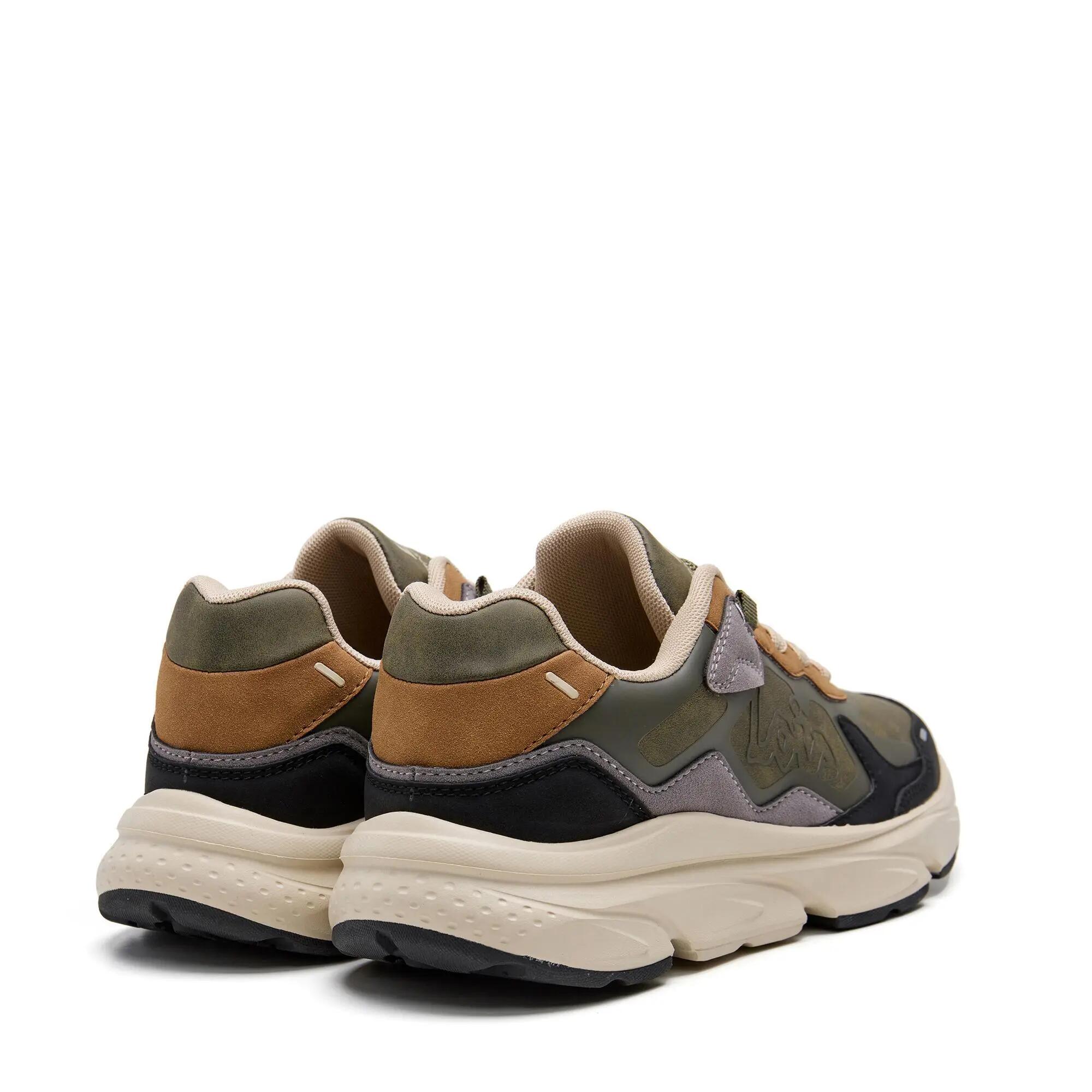 Zapatillas deportivas Lois Hombre 64579 Kaki con Cordones 3/5