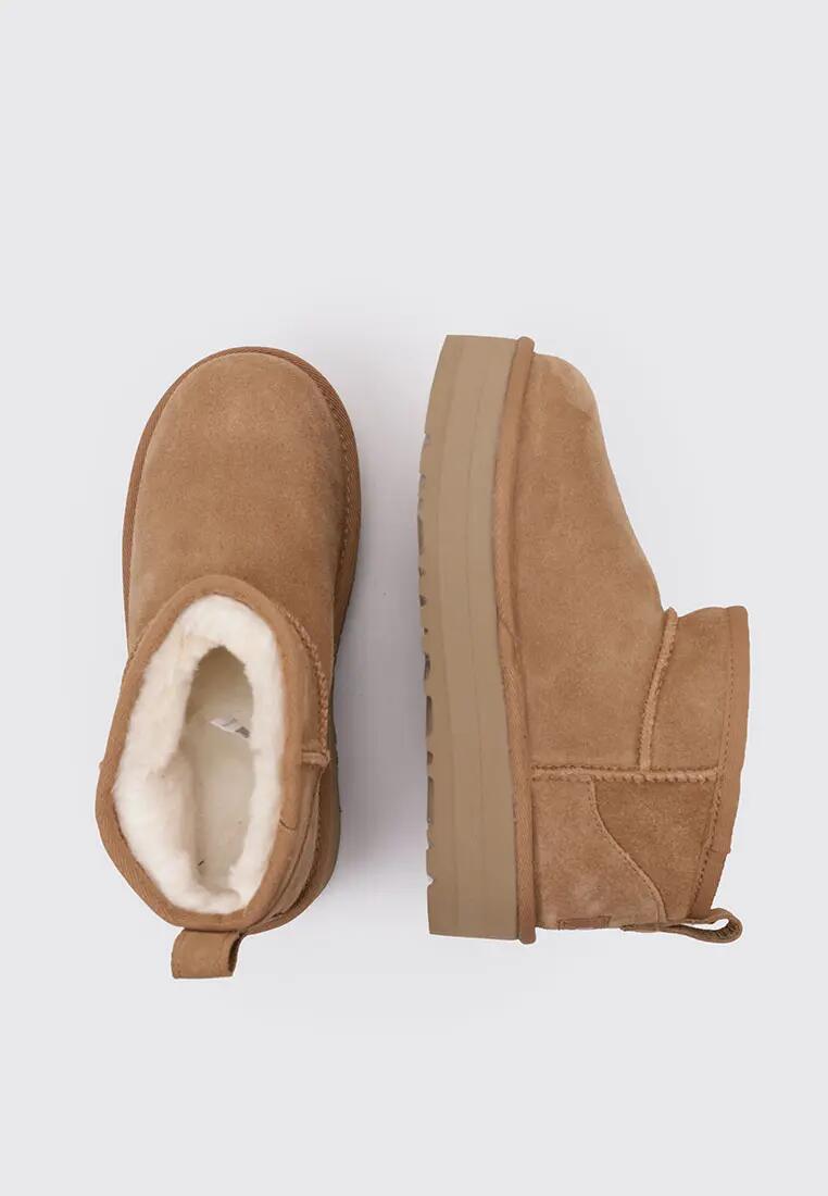 Bottines sport - Fille - Plateforme 4 cm - UGG Classic Ultra Mini - Marron 5/5