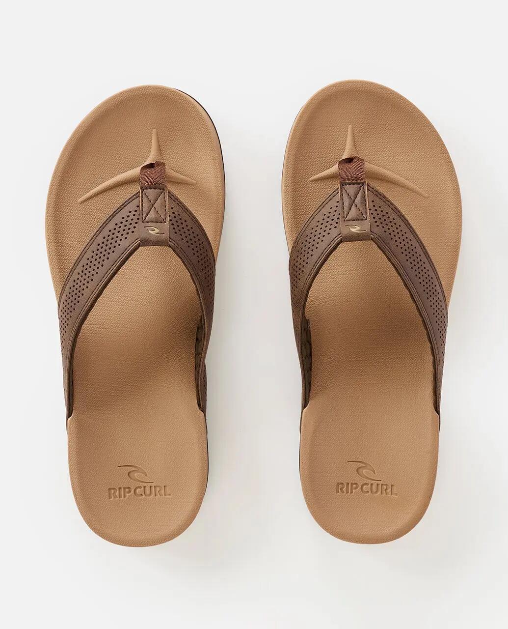 Chinelos de dedo Homem Chiba Bloom - Brown/Tan 5/7