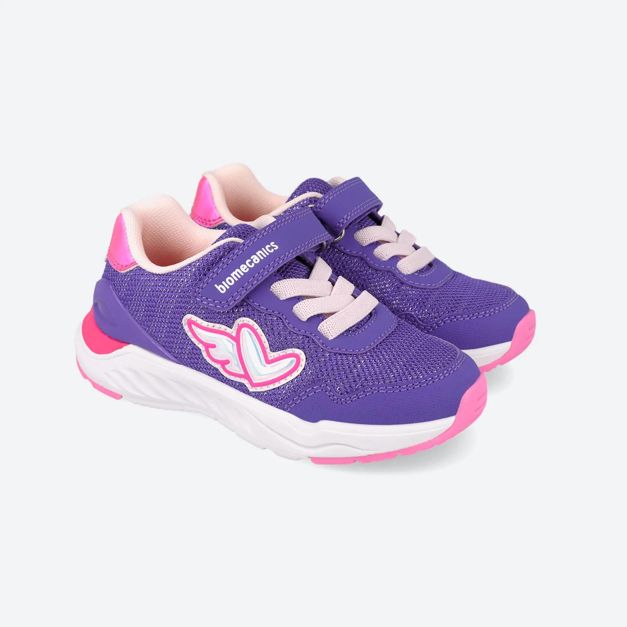Zapatillas deportivas Niña Biomecanics 261273A Morados Cierre adherente 2/5