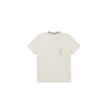 T-shirt hommes coupe classique en coton avec graphismes caoutchoutés