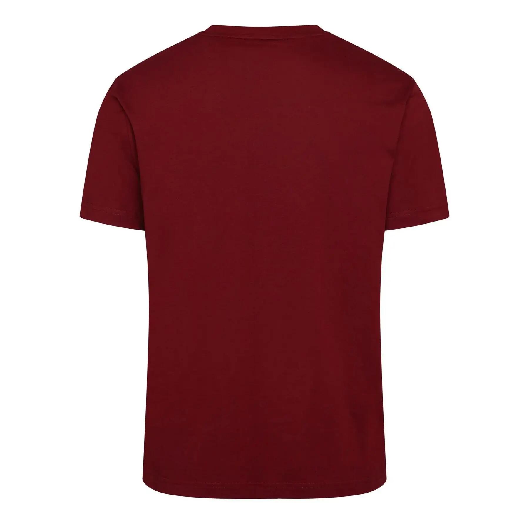 Mens Graphic Print Regular TShirt (Red) 2/3