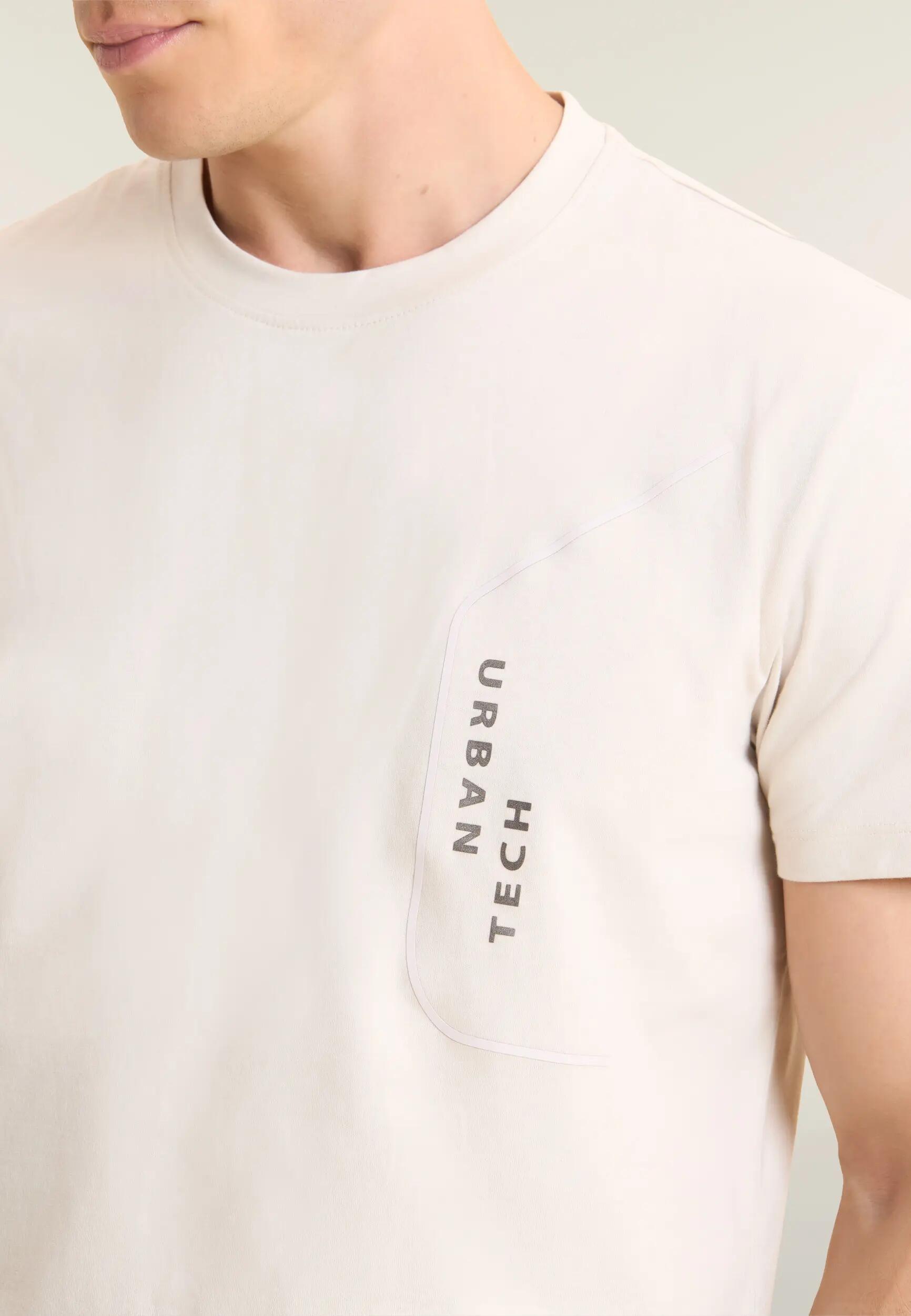 T-shirt hommes coupe classique en coton avec graphismes caoutchoutés 4/6