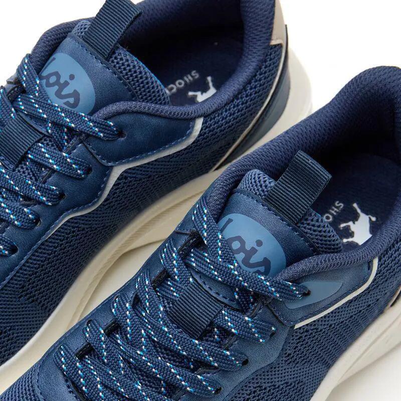 Zapatillas deportivas Lois Hombre 64539 Azul marino con Cordones 5/5