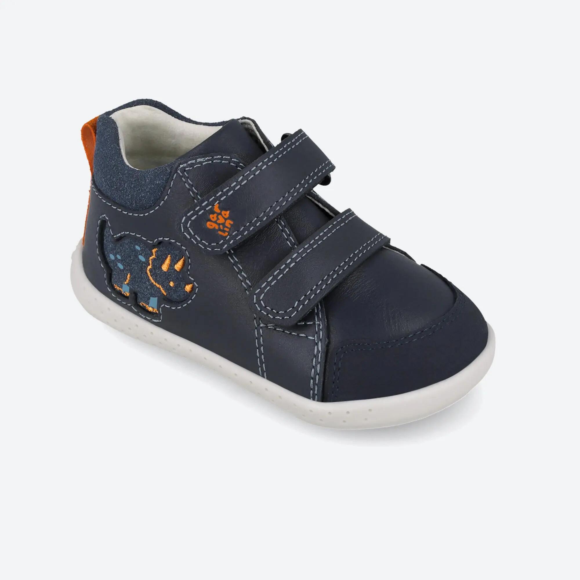Botins barefoot  Menino Garvalín 261309A Azul Marinho Fecho Adesivo 4/6
