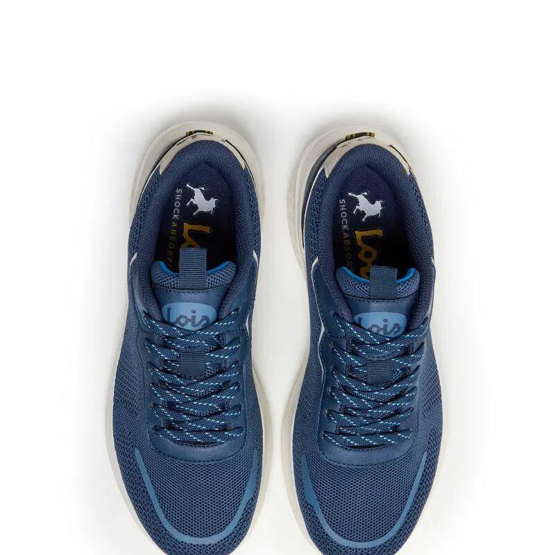 Zapatillas deportivas Lois Hombre 64539 Azul marino con Cordones 4/5