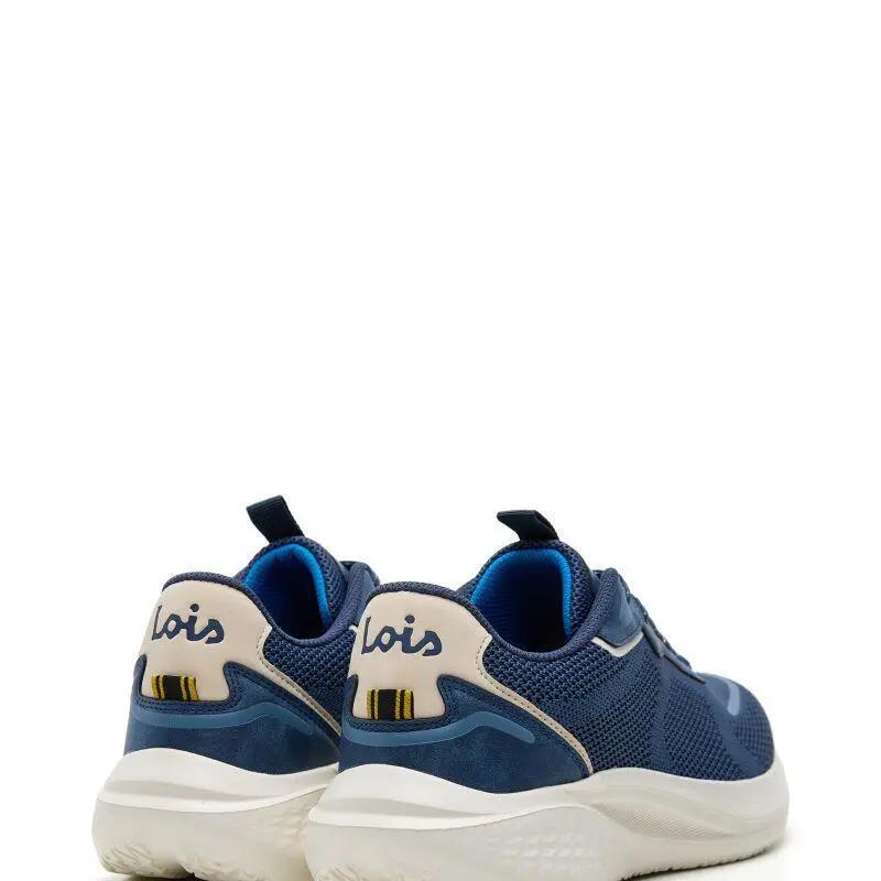 Zapatillas deportivas Lois Hombre 64539 Azul marino con Cordones 3/5