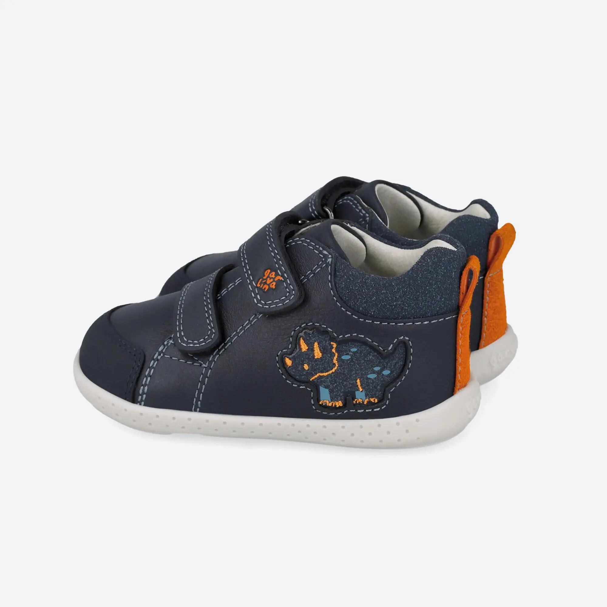 Botins barefoot  Menino Garvalín 261309A Azul Marinho Fecho Adesivo 3/6