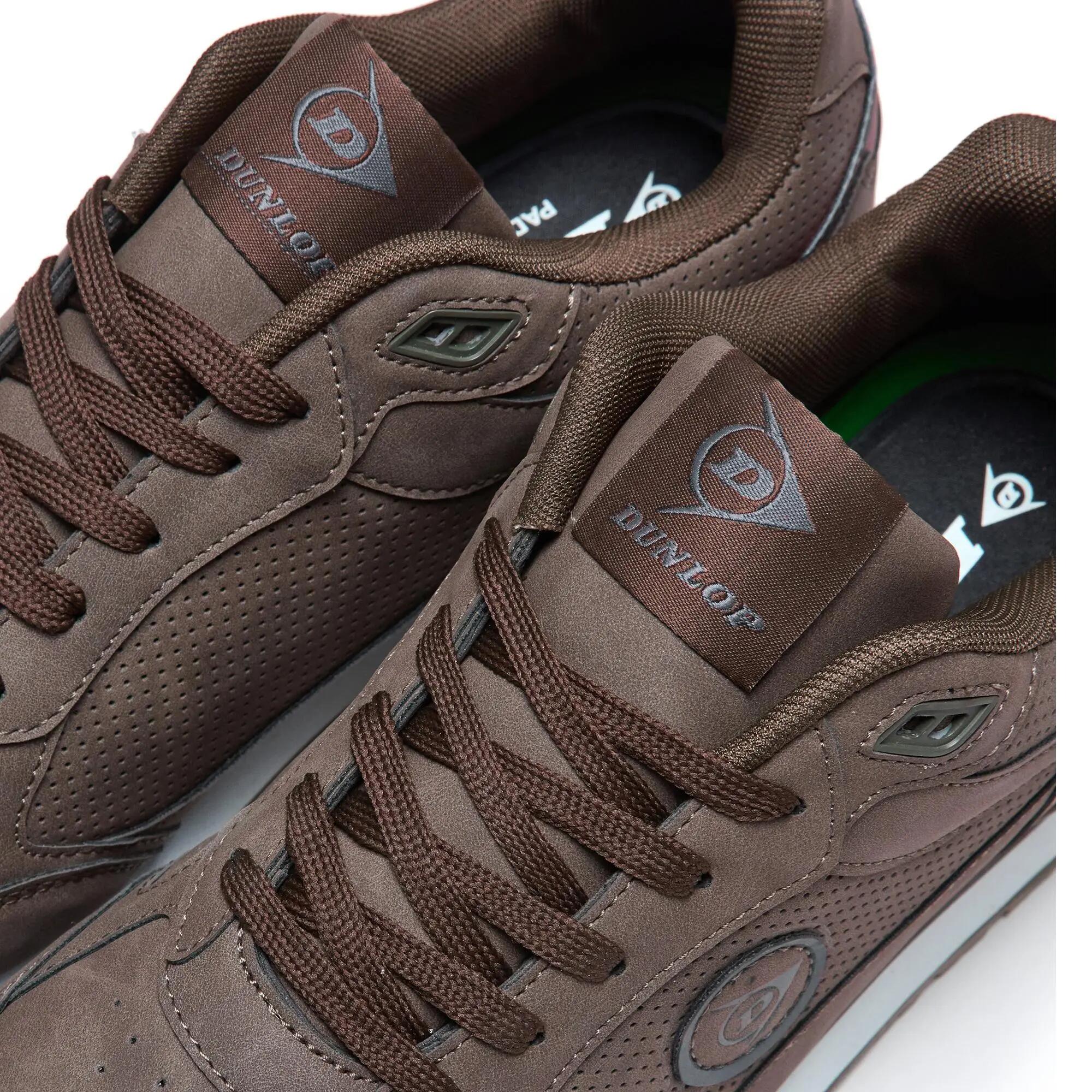 Zapatillas deportivas Dunlop Hombre 36124 Marrones con Cordones 5/5