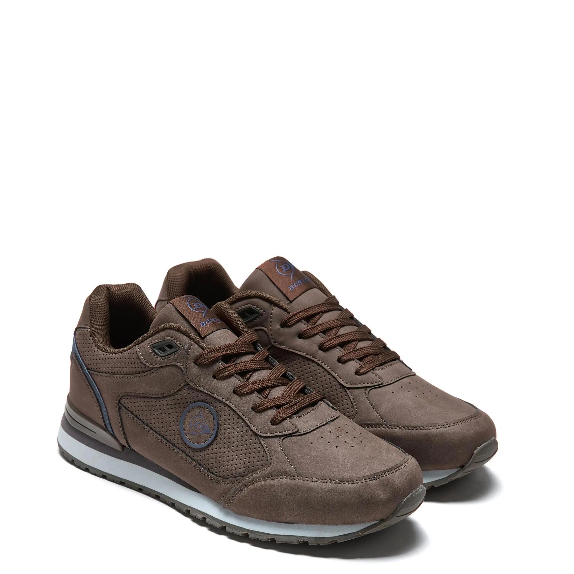 Zapatillas deportivas Dunlop Hombre 36124 Marrones con Cordones 2/5