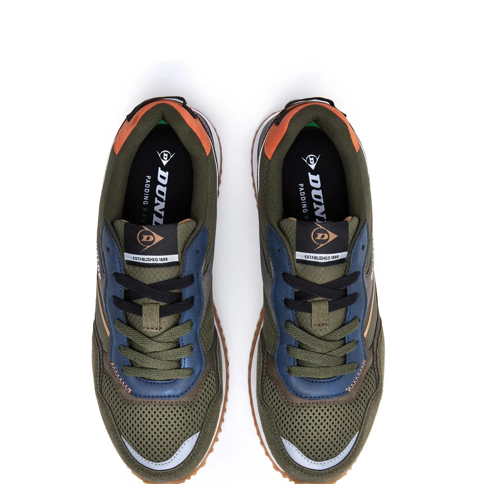 Zapatillas deportivas Dunlop Hombre 36123 Kaki con Cordones 4/5