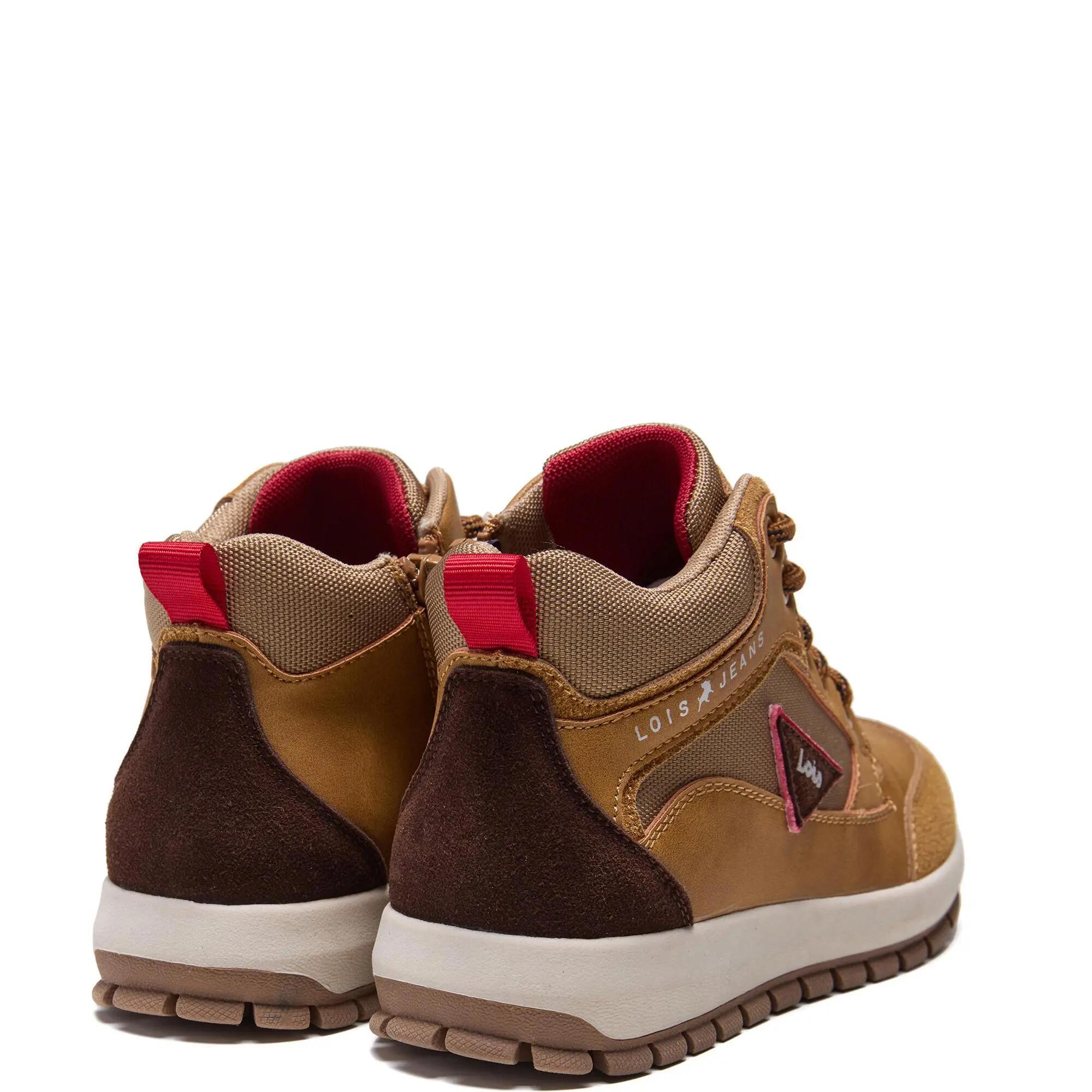 Botas Lois Niño 63330 Melocotón con Cordones 3/5