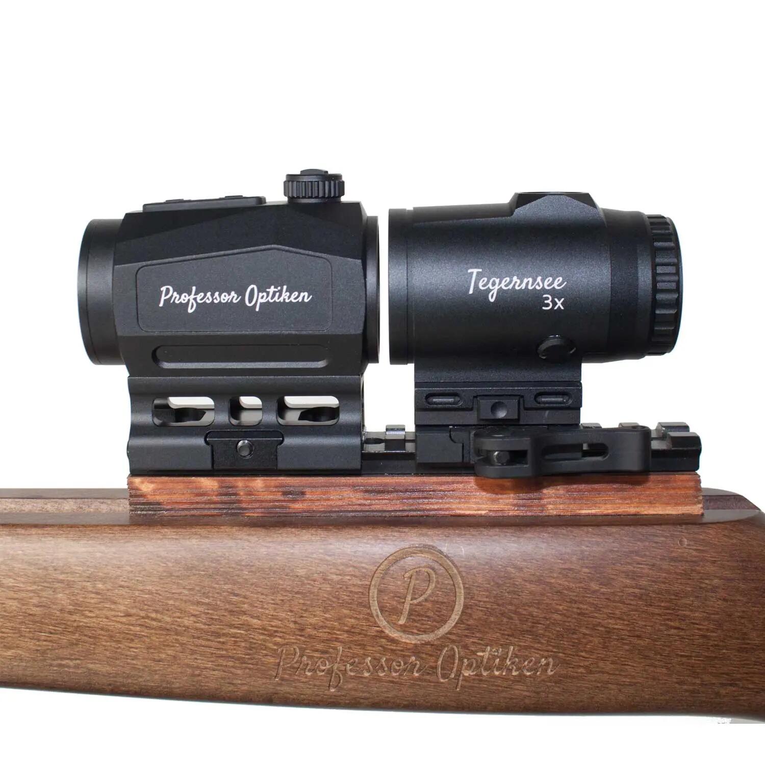 Professor Optiken Tegernsee 3-fach Vergrößerungsobjekitv Magnifier Klappmontage 5/7