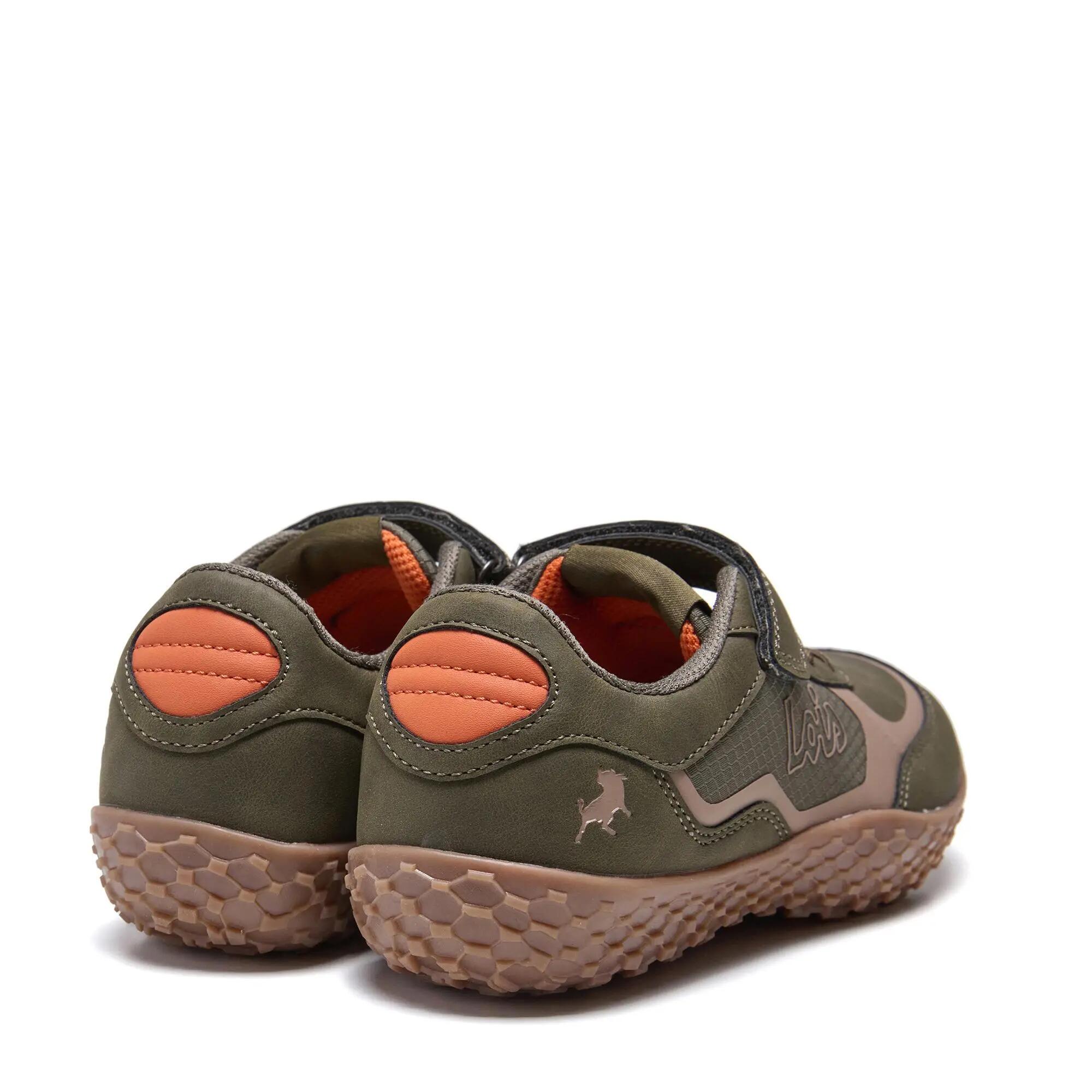 Zapatillas deportivas Lois Niño 63352 Kaki con Cordones 3/5