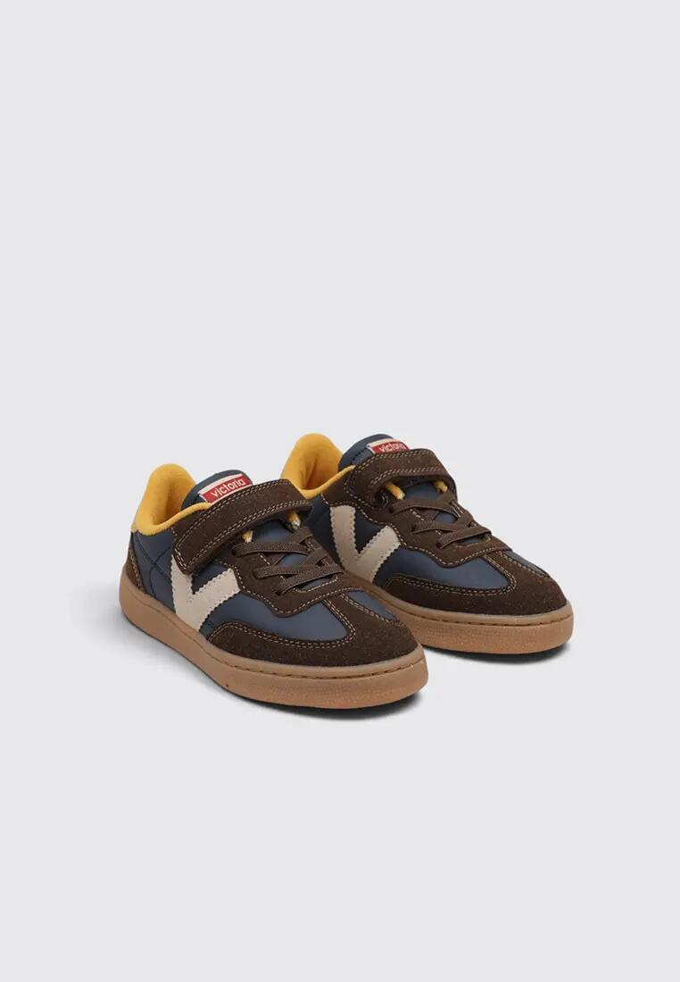 Zapatillas deportivas niños, velcro, Oslo, azul marino 2/4