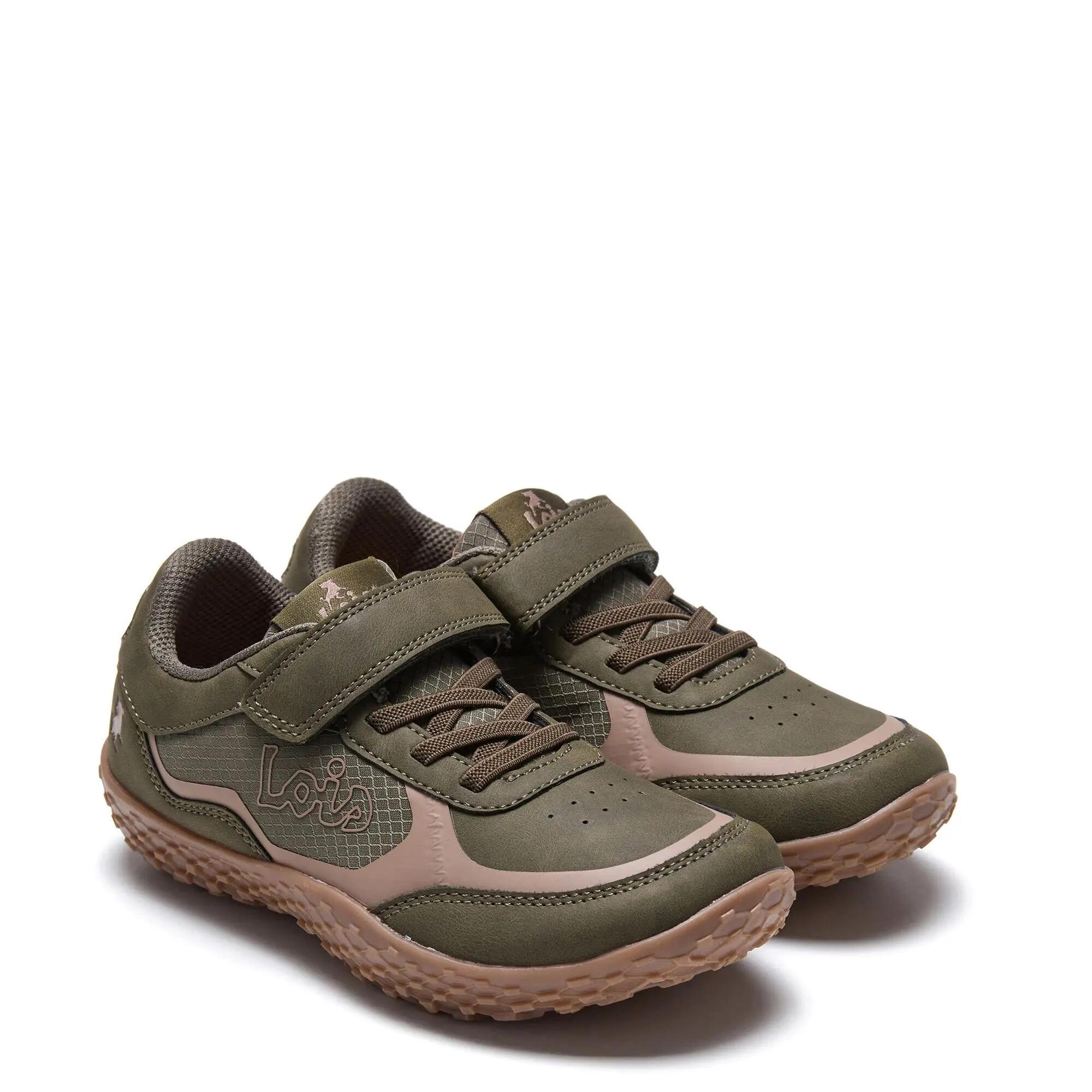 Zapatillas deportivas Lois Niño 63352 Kaki con Cordones 2/5