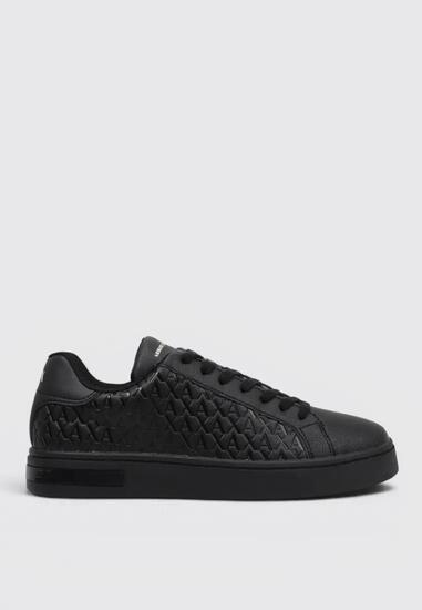 Baskets basses sport homme - Armani Exchange XM000140 - Noir