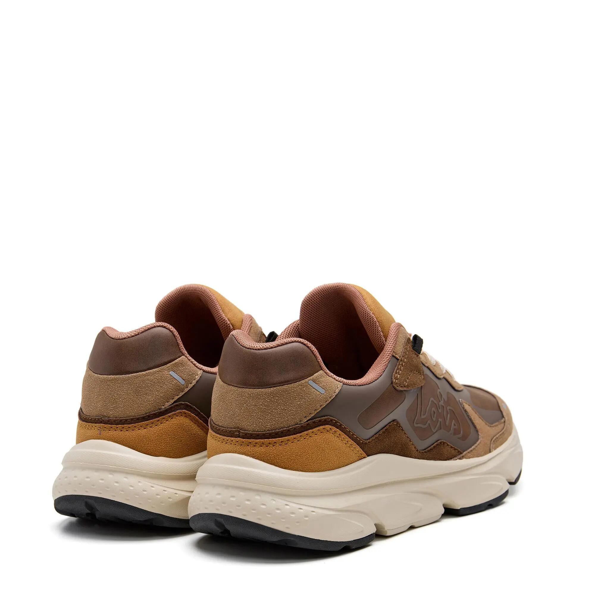 Zapatillas deportivas Lois Hombre 64579 Marrones con Cordones 3/5