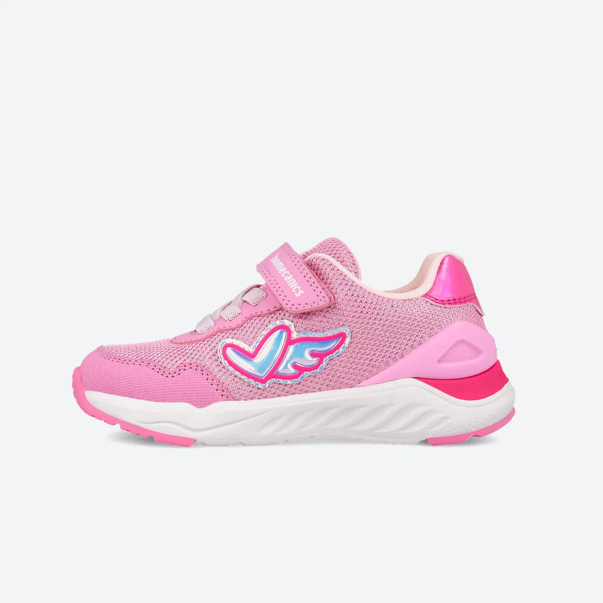 Sapatilhas  Menina Biomecanics 261273B Rosas Fecho adesivo 5/5