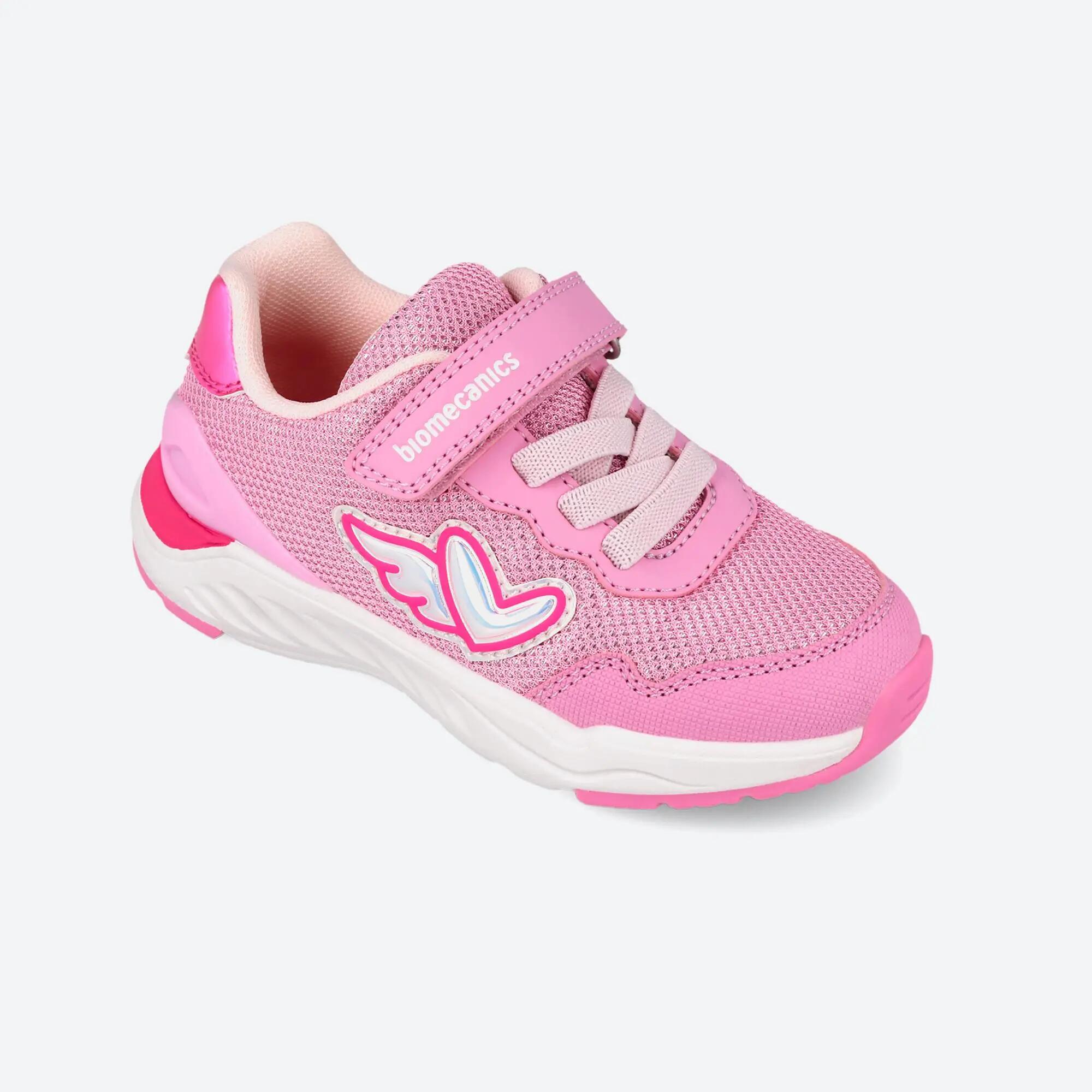 Sapatilhas  Menina Biomecanics 261273B Rosas Fecho adesivo 4/5