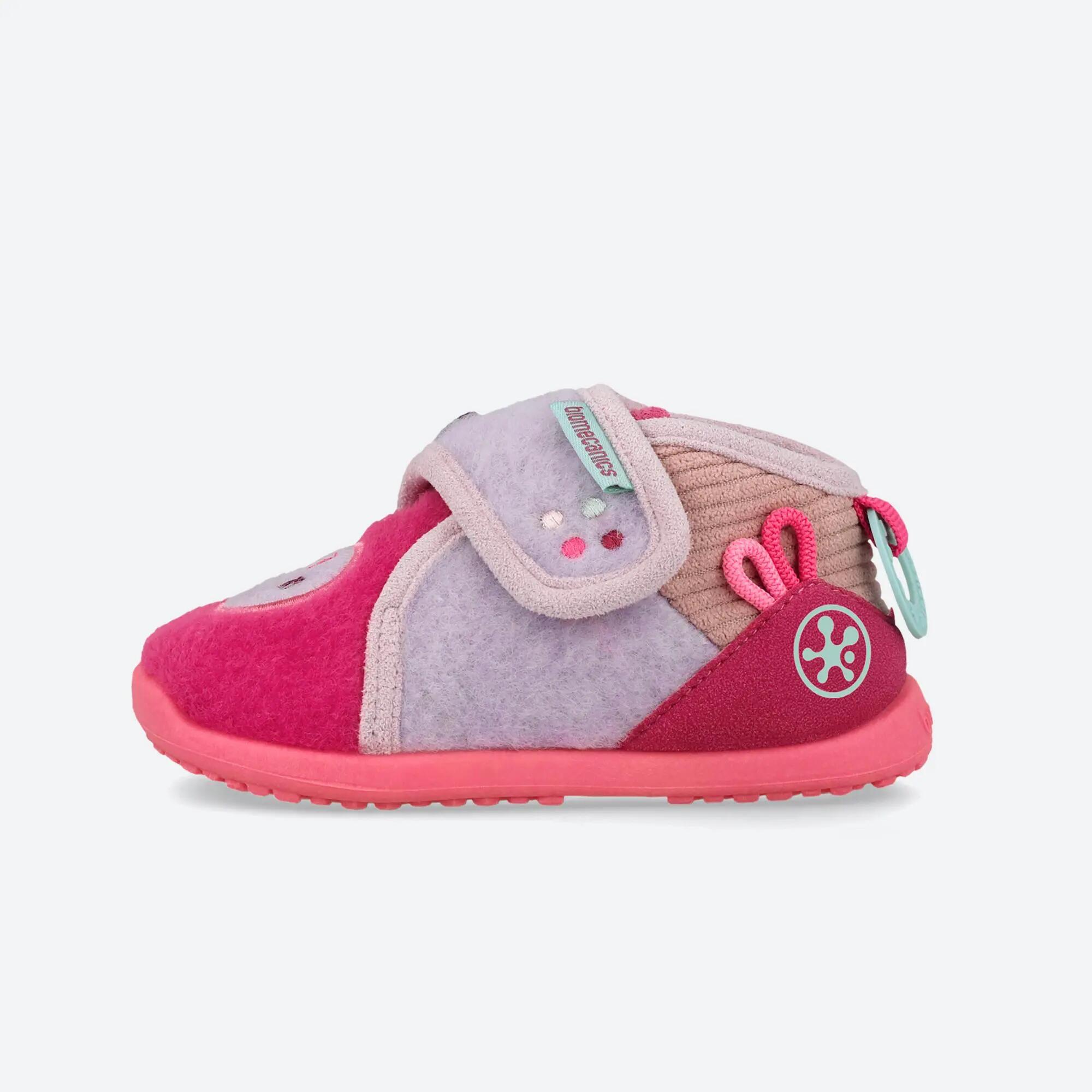Zapatillas de casa barefoot Bebé Biomecanics 261185B Rosas Cierre adherente 5/5