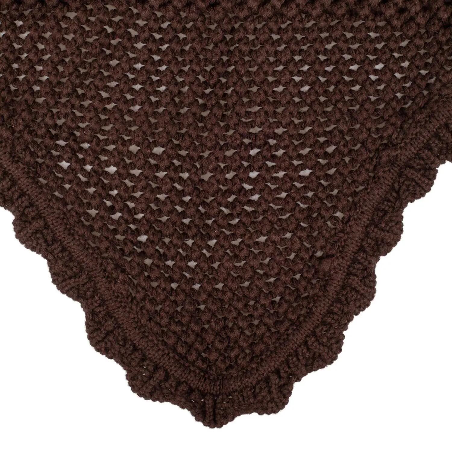Cuffietta in maglia con orecchie elasticizzate 4/4