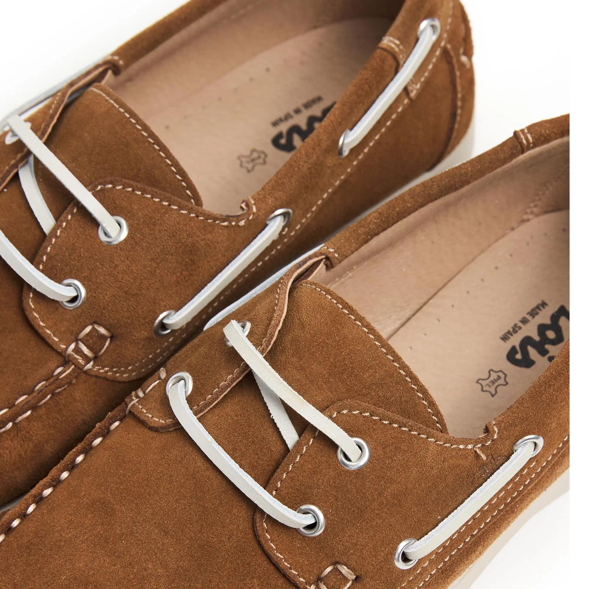 Náuticos Lois Hombre 74371 Marrones con Cordones 5/5