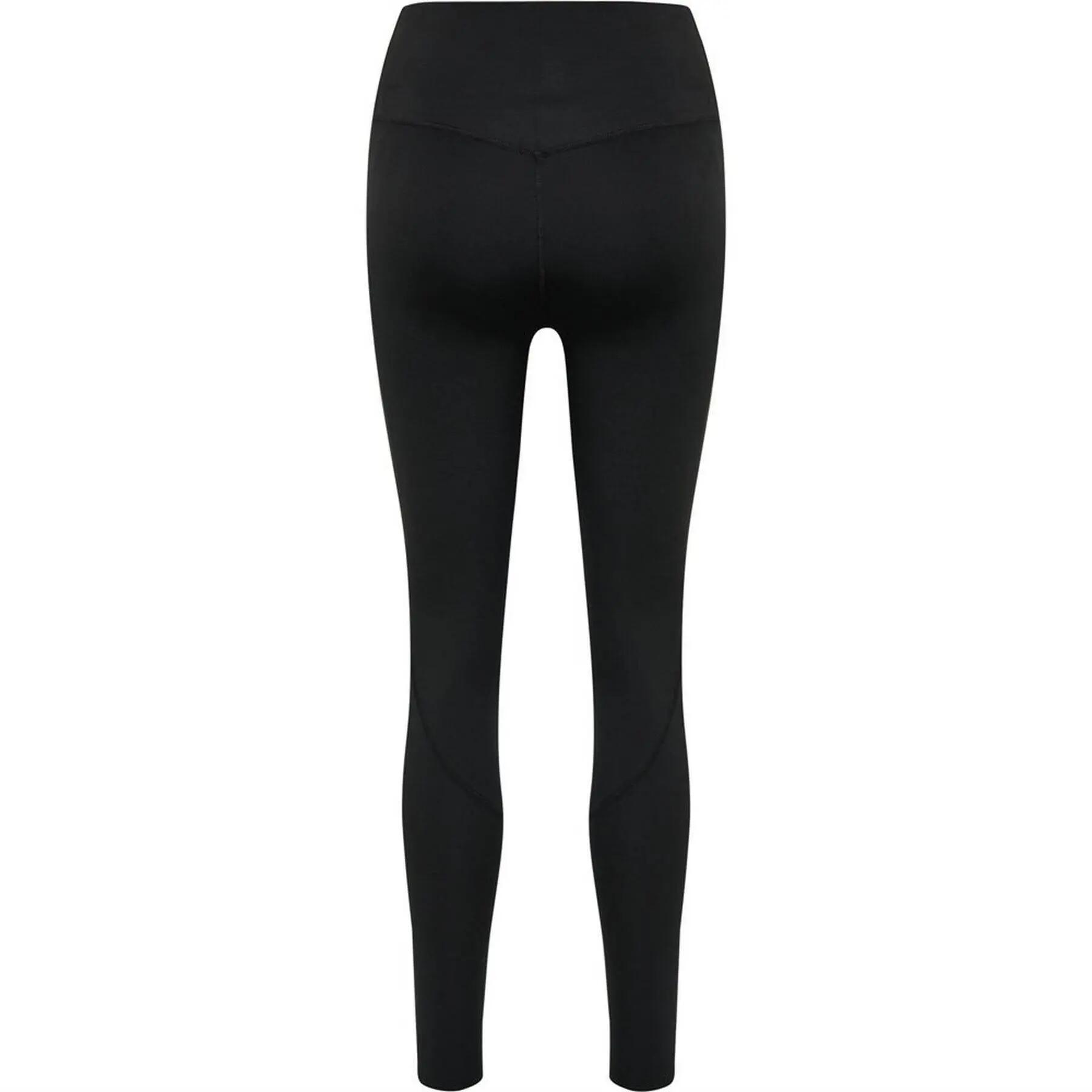 Collant Logo Vita Alta Donna Hummel Nero 2/4
