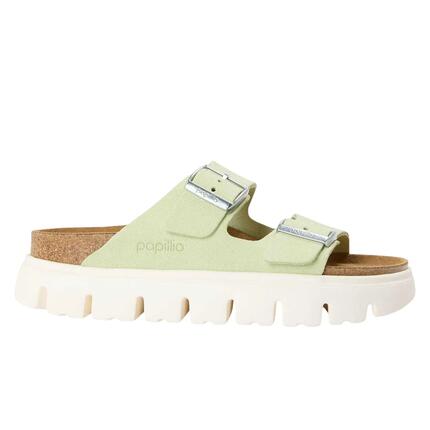 Arizona" Sandalen für , Wildleder, Klobig Damen Limone