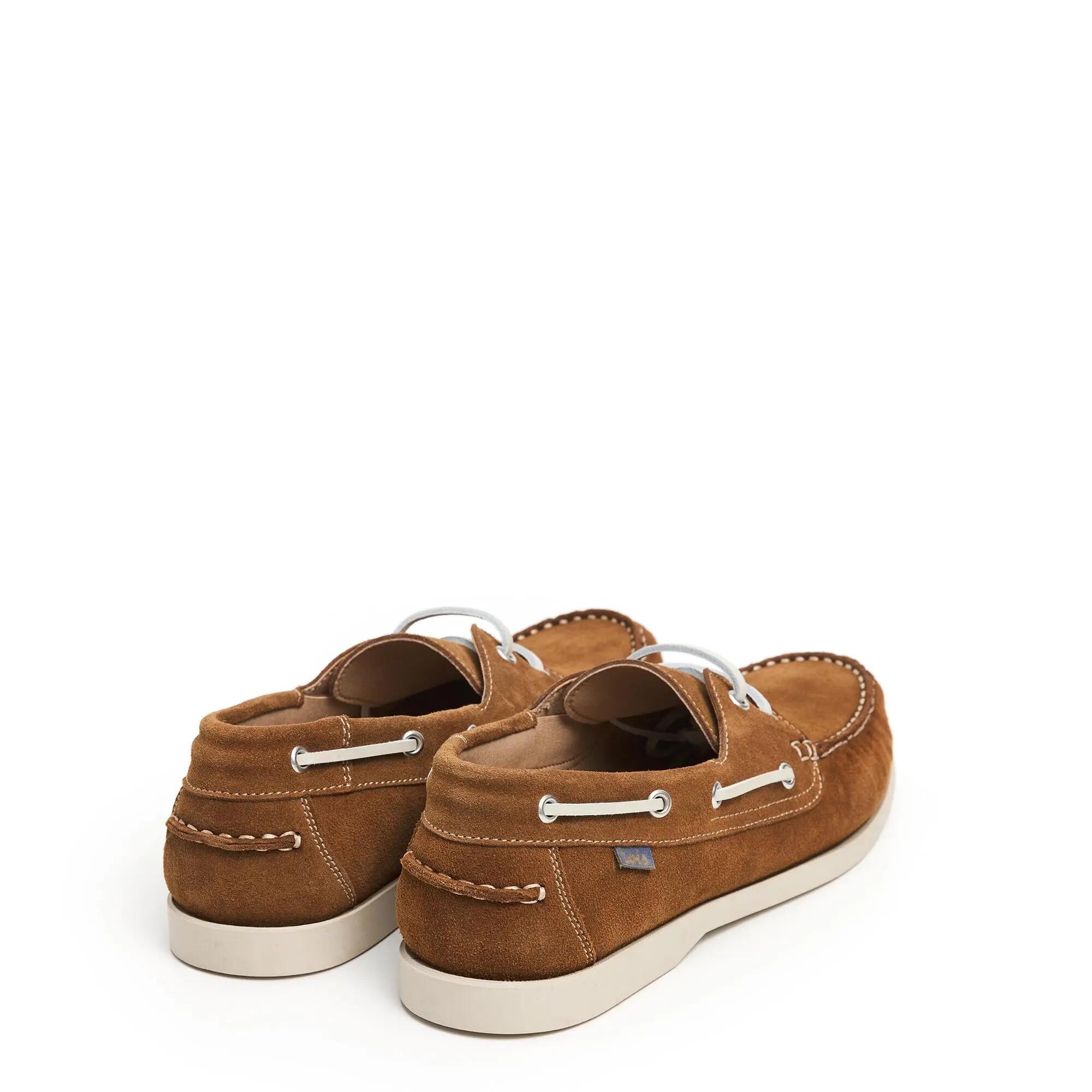 Náuticos Lois Hombre 74371 Marrones con Cordones 3/5