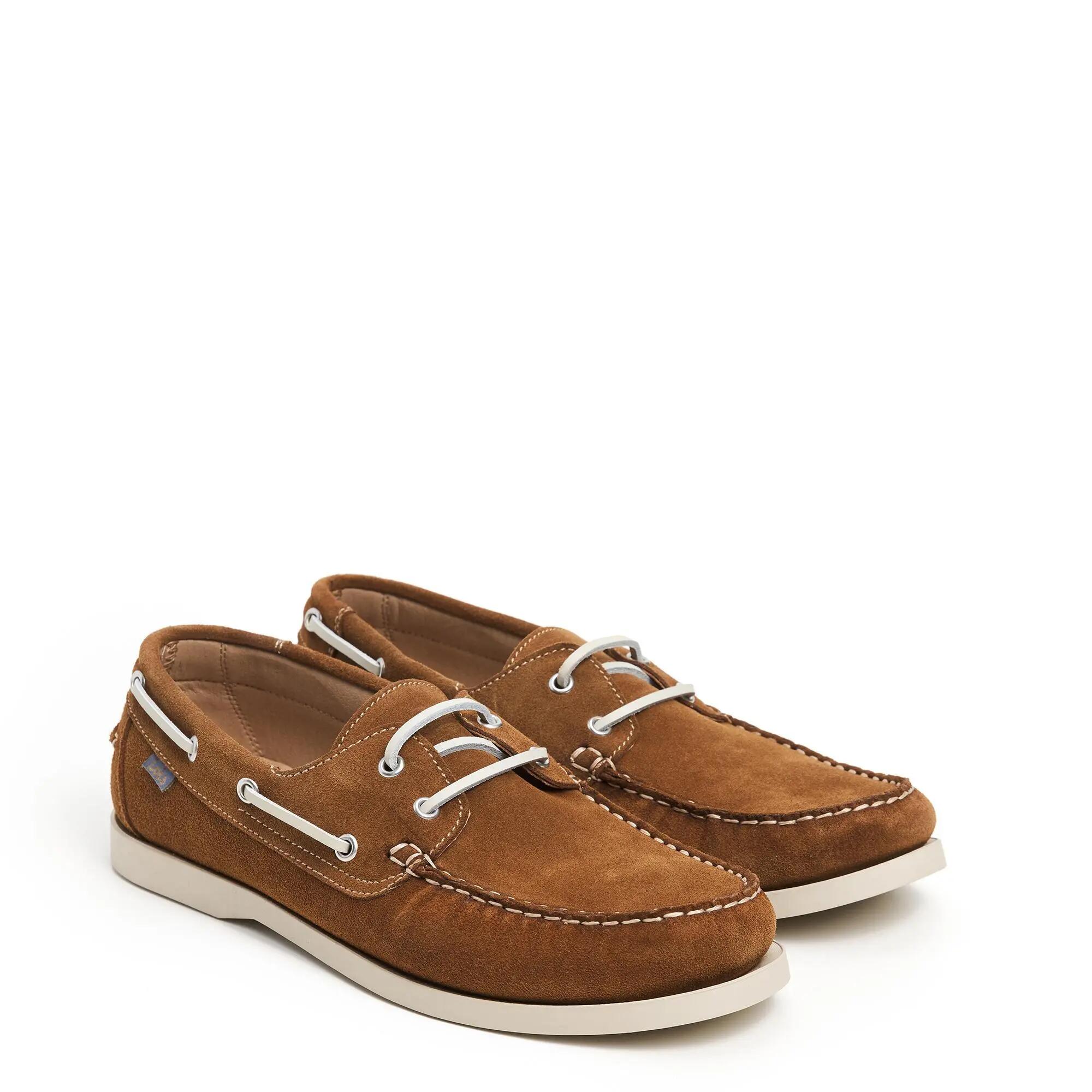 Náuticos Lois Hombre 74371 Marrones con Cordones 2/5
