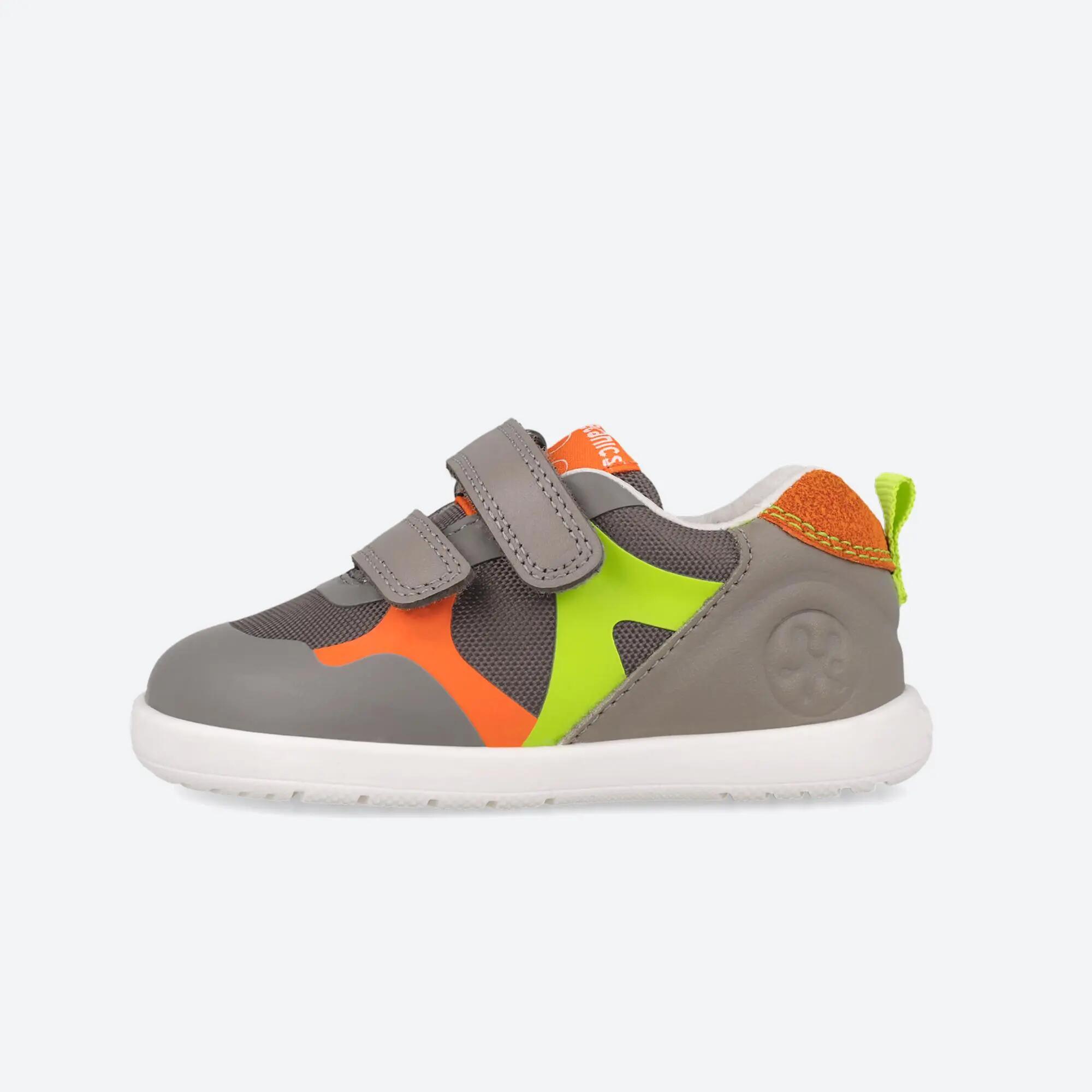 Sapatilhas barefoot  Bebê Biomecanics 261168B Greys Fecho adesivo 5/5